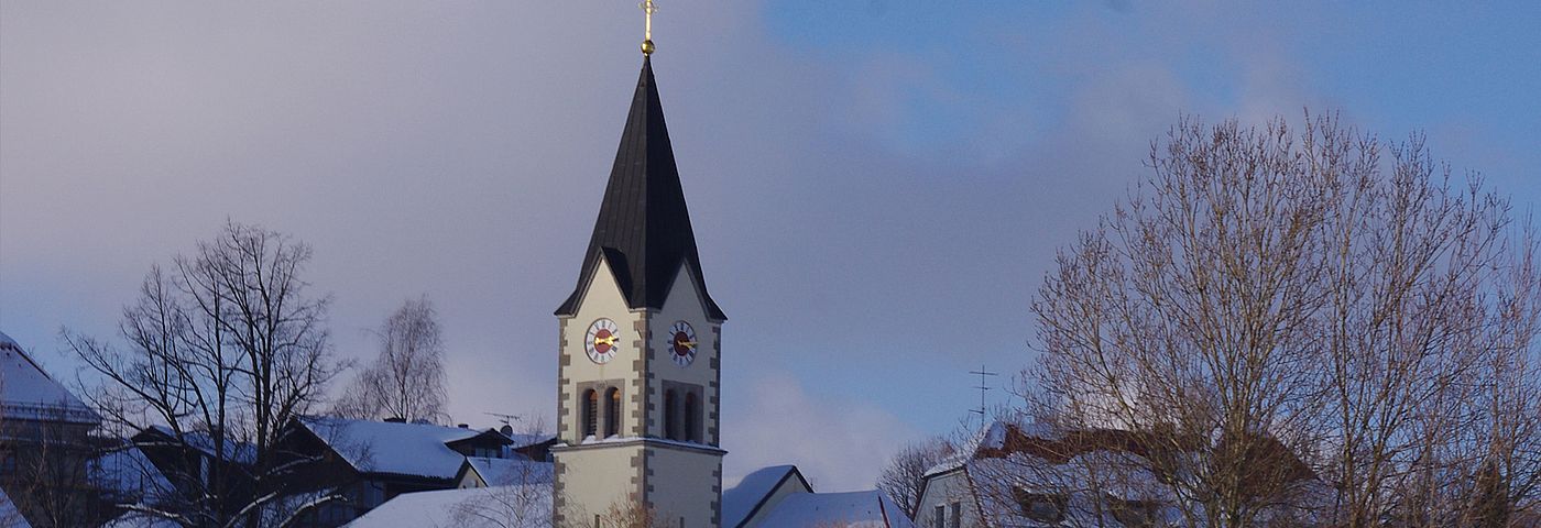 Kirche St. Englmar im Winter