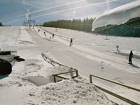 Alpinschi im Winter in St. Englmar